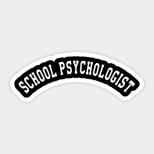 School Psychologist Sticker